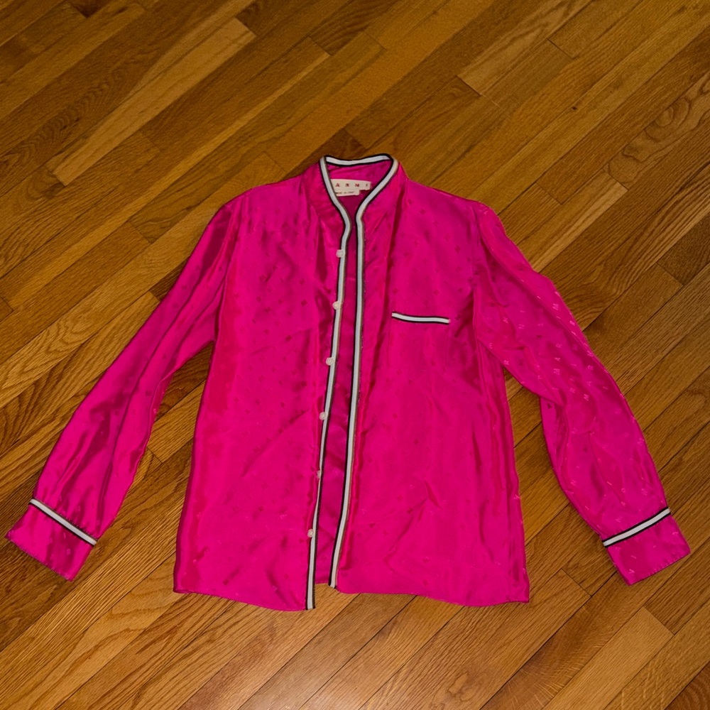 Marni Hot Pink Blouse Sz. 38